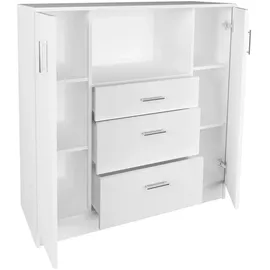 VCM Unterschrank Esilo 109 x 40 x 110 cm Weiß