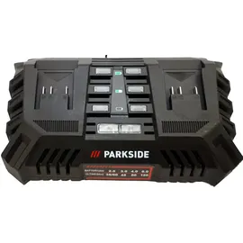 Parkside HEADNMORE® Bundle - PARKSIDE® 20V Akku Doppelladegerät PDSLG 20 + 2x 8Ah Smart Akku 8 Ah + HEADNMORE® Schlüsselanhänger