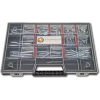 Schraubenbox24 Senkkopfschrauben Sortiment M6-M8 10 mm-70 mm 160 Stück
