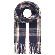 Zwillingsherz Schal in Dunkelblau