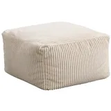 Home Deluxe Sitzsack Hocker COZY - Beige