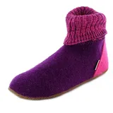 Giesswein Wildpoldsried Kids, Hüttenschuhe Unisex-Kinder, Veilchen 392, 33 EU - 33 EU