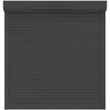 vidaXL Rollladen Anthrazit 140 x 150 cm Aluminium und Polyurethan