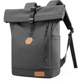 BANGE Rolltop-Rucksack Große Kapazität Casual Rucksack Laptop Rucksack Quadratische Reiten Wasserdichte Männer Rucksack schwarz