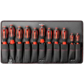 Gedore Werkzeugtrolley Kunststoff 124 Teile rot bestückt