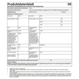 Amica EGSPV 587 916 Einbau-Geschirrspüler (vollintegrierbar, 448 mm breit)