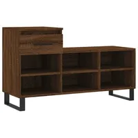 VidaXL Schuhregal Braun Eichen-Optik 102x36x60 cm Holzwerkstoff