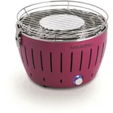 Lotusgrill Holzkohlegrill S pflaumenlila inkl. USB Anschluss