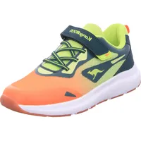 KangaROOS Kb-Pang Ev Sneaker, Deep Emeraldt Solar Orange, 40