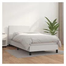 vidaXL Boxspringbett 100 x 200 cm Weiß
