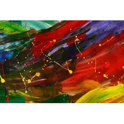 Fototapete PAPERMOON "MALEREI-MODERN ART DESIGN ABSTRAKT MUSTER DECOR KUNST", bunt, B:2,50m L:1,86m, Vlies, Tapeten