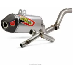 PRO CIRCUIT T-6 Stainless Full System Edelstahl-Titan/Carbon Endkappe