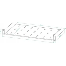 Stalflex 19 Zoll 1HE - Serverschrank Hergestellt