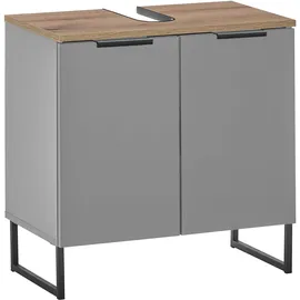 BASIC by Balculina »Denver Waschbeckenunterschrank, Badezimmerschrank 60x60x35«, (1 St.), Breite 60 cm, Tür L/R montierbar, Softclose