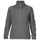 Damen Fleece Jacke Größe M grau