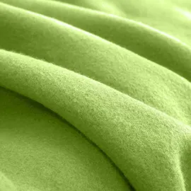 Wometo 2er Set Polar Fleecedecke oekoTex 130x160 ca. 400g mit Anti-Pilling und Kettelrand grün