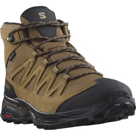 Salomon X-ward Leather Mid Goretex Hiking Shoes Braun EU 48 Mann