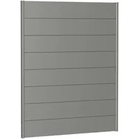 Biohort Grau, Metall, 145x182x4.4 cm, Sonnen- & Sichtschutz, Sichtschutz Garten, Paravents outdoor