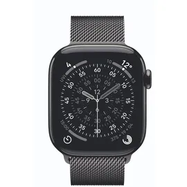 Apple Watch Series 11 GPS + Cellular 42mm Slate Titanium Milanese Loop slate S/M