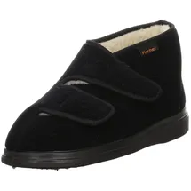 Fischer Markenschuh Fischer Herren Ortho Flache Hausschuhe, Schwarz Schwarz 222, 43 EU X-Weit