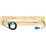 as - Schwabe Feuchtraumleuchte LED 24 W 2700 lm IP44 inkl. Anschlusskabel weiß