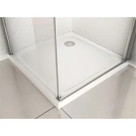 Glaszentrum Hagen Hades Eckdusche mit Drehtür 80 x 195 cm Transparent