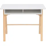 Mobili Rebecca Kinderschreibtisch Meryta 70 x 90 x 50 cm Kiefer MDF weiß braun blau