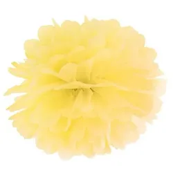 Pompon Romy zitronengelb 25cm