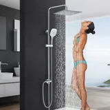 harnart Regendusche Duschsystem Edelstahl 30x30cm Chrom