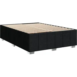 vidaXL Bettgestell 140 x 200 cm Schwarz