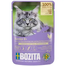 Bozita Senior 8+ Häppchen in Sauce mit viel Huhn 12 x 85 g