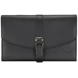 Windrose Nappa Schmuckrolle 23 cm Leder schwarz