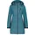 DEPROC activ Deproc Active Damen Mit Abnehmbarer Kapuze Übergangsjacke Kurzmantel Shelby Long Softshellmantel, Navy, 44 EU