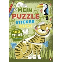 Mein bunter Puzzle-Sticker-Spaß - Tiere