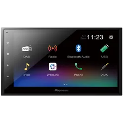 Pioneer DMH-A340DAB Schwarz 200 W Bluetooth