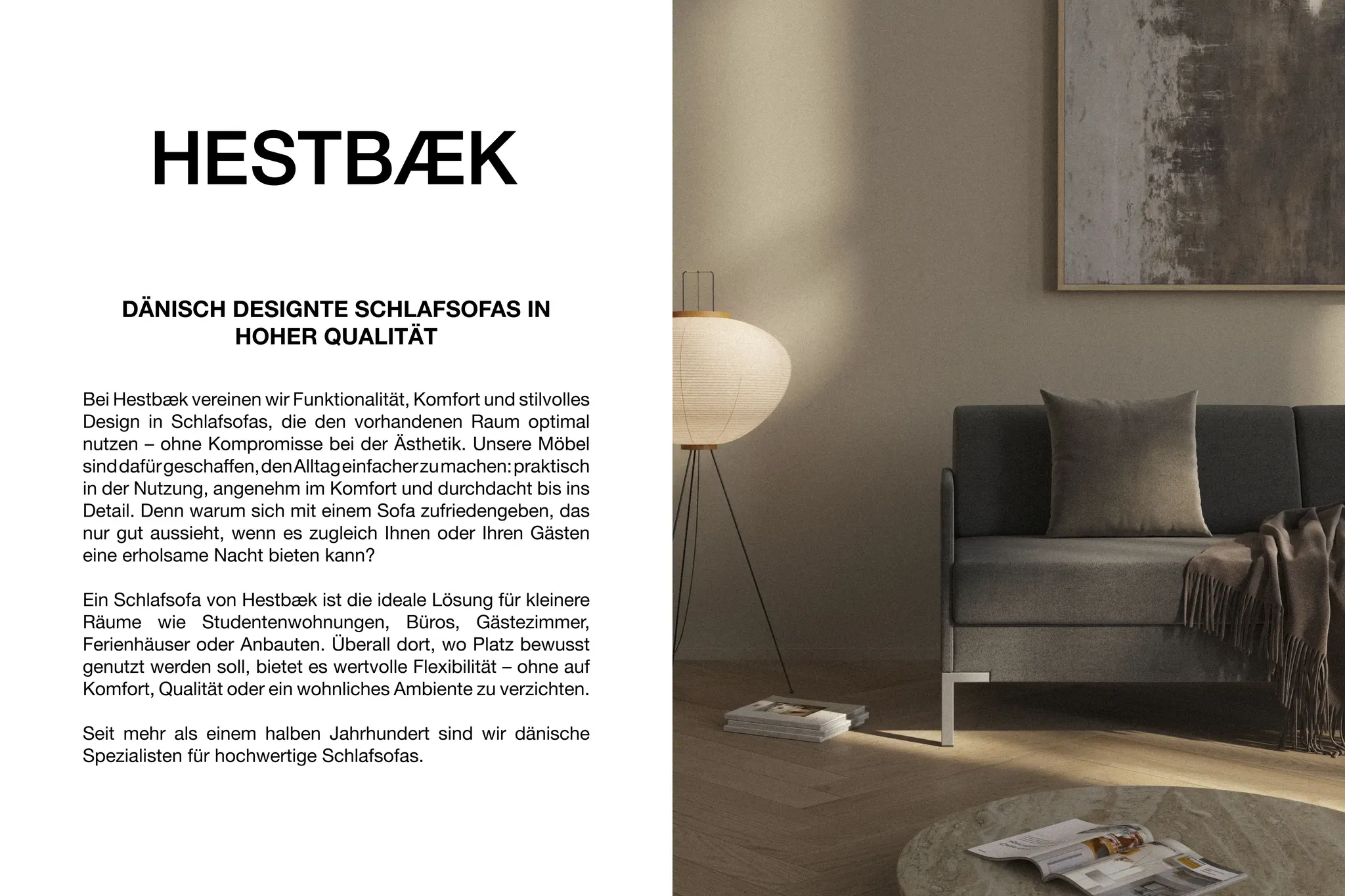 Schlafsofa HESTBÆK 