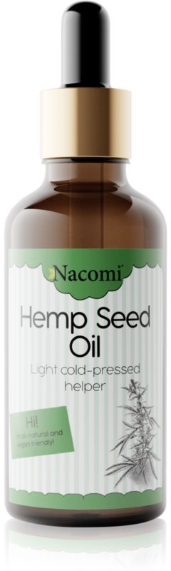 Nacomi Light Cold-Pressed Helper Hanföl mit einer Pipette 50 ml