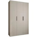 abiks möbel Drehtürenschrank COMO 150 x 245,5 x 40 cm Schwarz