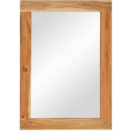 vidaXL Spiegel 70x50 cm Massivholz Akazie und Glas