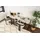 HANAH Home Zeitgemäßer und praktischer Schreibtisch, Freesia, Schwarz, 240 x 74 x 60 | 100% melaminbeschichtete Spanplatte | perfekt für modernes Homeoffice & Arbeitszimmer, Elegantes & funktionales Design