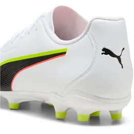 Puma King 20 Play AG/FG Herren white/glowing red/yellow alert 39