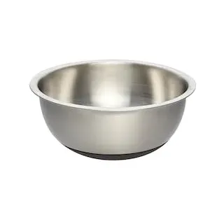 Tarrington House Schüssel/Rührschüssel, Edelstahl, Ø 28 cm, 4.5 L, mit rutschfestem Silikonboden, silber