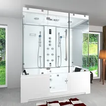 SeniorBad AcquaVapore Badewanne 100 x 228 x 180 cm (K88-WS-TH-B-SC-EA)