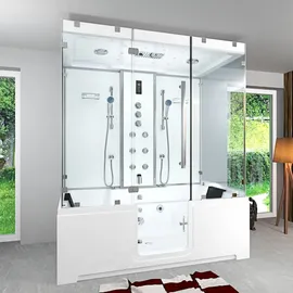 SeniorBad AcquaVapore Badewanne 100 x 228 x 180 cm (K88-WS-TH-B-SC-EA)