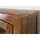 Massivmoebel24 Vitrine Ancona 100 x 45 x 200 cm Braun