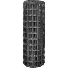 vidaXL Eurozaun 10 x 0,8 m Grau/Stahl