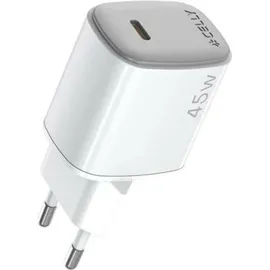 CELLY UPTC1USBC45WCTC, Drinnen, AC, USB, 2 m, Weiß - Weiß