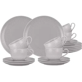 SELTMANN WEIDEN Amina Kaffeeservice 18-tlg. silbergrau