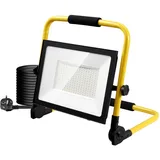 200W LED Baustrahler,20000LM 3000K Warmweiß Baustrahler LED,LED Arbeitsscheinwerfer mit Stecker & 3M Kabel,IP65 Wasserdicht Baustellenlampe,Tragbar Baustrahler für Werkstatt Baustelle Garage