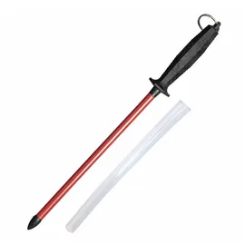 Westmark Wetzstab + Stabschutz, Länge: 50,6 cm, Sinterrubin/Kunststoff, Sieger-Long-Life, Rot/Schwarz, 197222E6